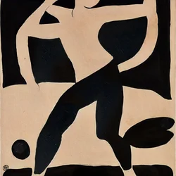 Figura abstrata dinâmica