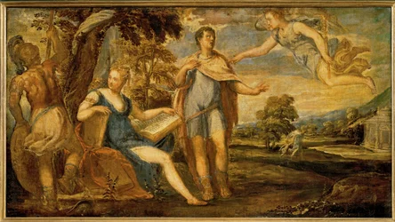 Eneias recebe ordens para deixar Dido (pintura sobre tela)
