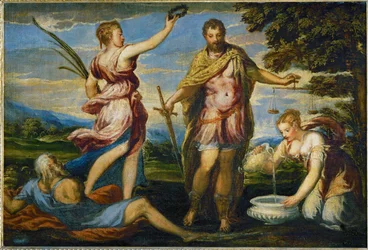 Cipião Africano, general e estadista romano, conquistou Cartago em 146 a.C. (pintura sobre tela)