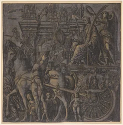O triunfo de Júlio César: César Triunfante, 1593-99.