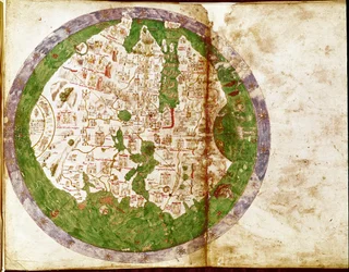 Mapa-múndi do marinheiro e cartógrafo Andrea Bianco (século XV)