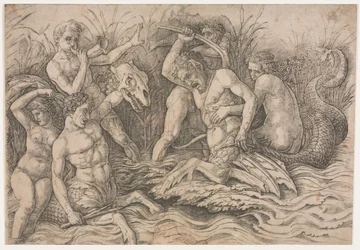 Deuses da Batalha dos Mares - porção direita, c. 1485-88.