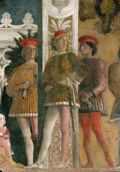 Lodovico II Gonzaga e família (fresco)