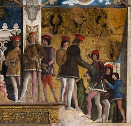 A Câmara Nupcial ou Camera Picta, c.1465-74 (fresco)