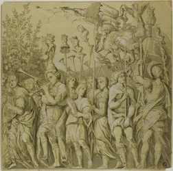 Triunfos de Júlio César: Tela No. VII