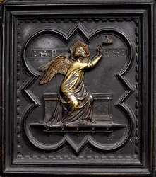 Esperança, painel A das Portas do Sul do Batistério de San Giovanni, 1336 (bronze)