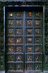 Porta sul do Batistério de San Giovanni, 1336