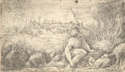 Moisés e a sarça ardente, ca. 1544-47.