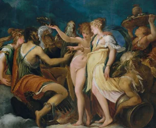 O casamento de Cupido e Psique, década de 1540