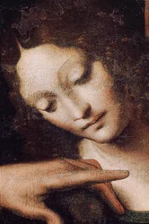 Abadia (Abadia de Tongerlo). Pintura. A Última Ceia. 1506-1507. Pormenor (pintura)