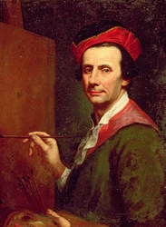 Artista em um cavalete, c.1750s
