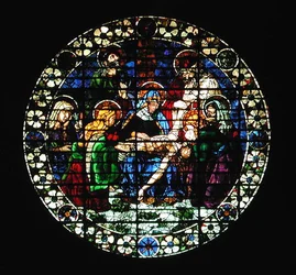 Oculus representando a Deposição de Cristo, 1444
