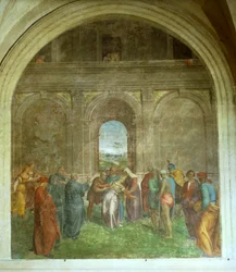 A Cura da Mulher Possuída, de Andrea del Sarto