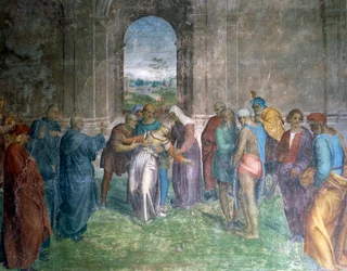 A Cura da Mulher Possuída, de Andrea del Sarto