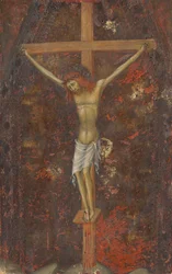 Cristo na Cruz [reverso], c. 13801390.