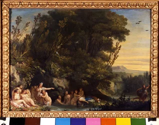 Diane e Acteon. Pintura de Andrea Appiani (1754-1817) Milão