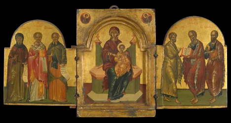 Tríptico (tempera de ovo no painel)