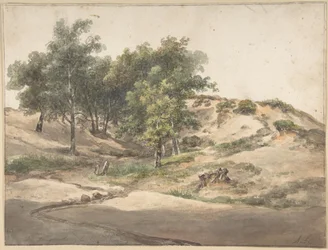 Paisagem arborizada perto de Beekhuizen
