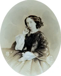 Imperatriz Maria Alexandrovna da Rússia, final da década de 1850.