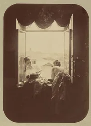 [Duas Moças à Janela], c. 1870.