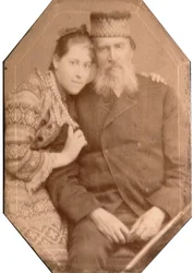 Yakov Petrovich Polonsky, poeta russo, década de 1880