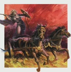 Rainha Boadicea (d.c.60 d.C.) (guache sobre papel)