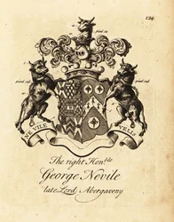 Escudo de armas do Honorável George Nevile
