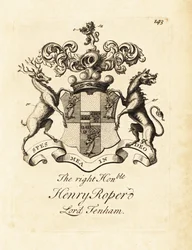 Brasão do Honorável Henry Roper, Lorde Tenham