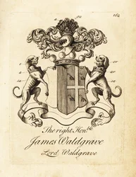 Brasão do Honorável James Waldgrave, Lord Waldgrave