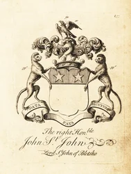 Escudo de armas do honorável John St