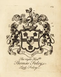 Brasão do Honorável Thomas Foley, Lorde Foley