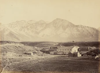 Placa 49. Fábricas de algodão e lã de Brigham Young, 1869 (foto)