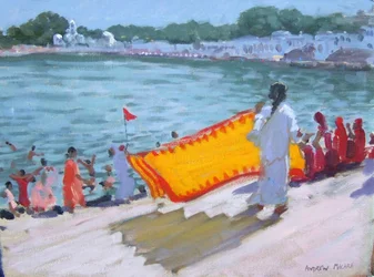 Secagem Sari, Pushkar