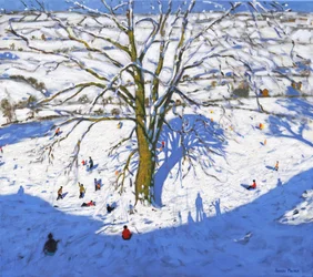 Encosta, elton, perto, Rowsley, Chatsworth, Derbyshire (Retrabalhado) 2017