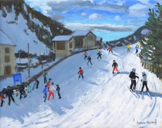 Esquiar até Selva Val Gardena, 2016,