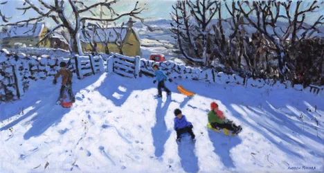 Sledging,Hartington,Buxton,2020