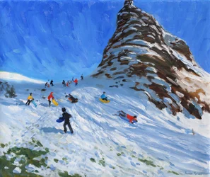 Sledging, Chrome Hill, Derbyshire, Pico; Distrito;