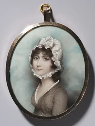 Retrato de uma mulher, final dos anos 1790.