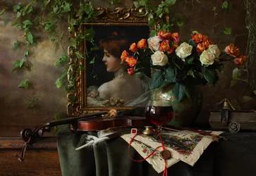 Violino Clássico e Rosas