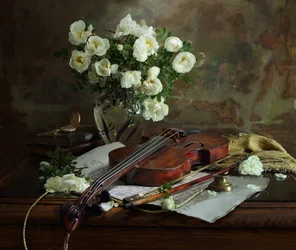 Rosas Brancas e Violino
