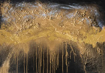 Fluxo de ouro derretido