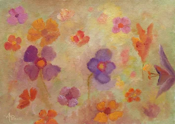 Jardim de Flores Coloridas