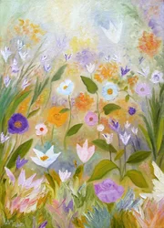 Campo de flores de sonho