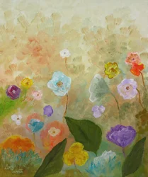 Campo de flores encantador