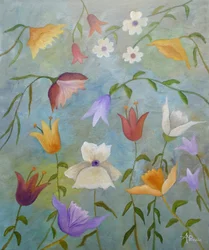 Flores de um jardim fantástico