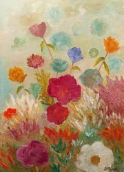 Flores de um jardim fantástico