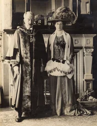 O 9º Duque de Devonshire e Duquesa Evelyn