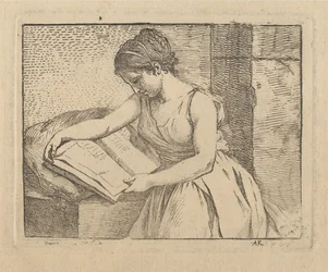 Mulher a ler