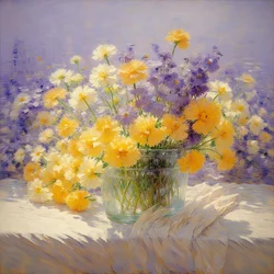 Florais 01, c.2020 (óleo sobre tela)