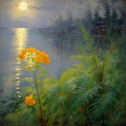 Florais 102, c.2024 (óleo sobre tela)